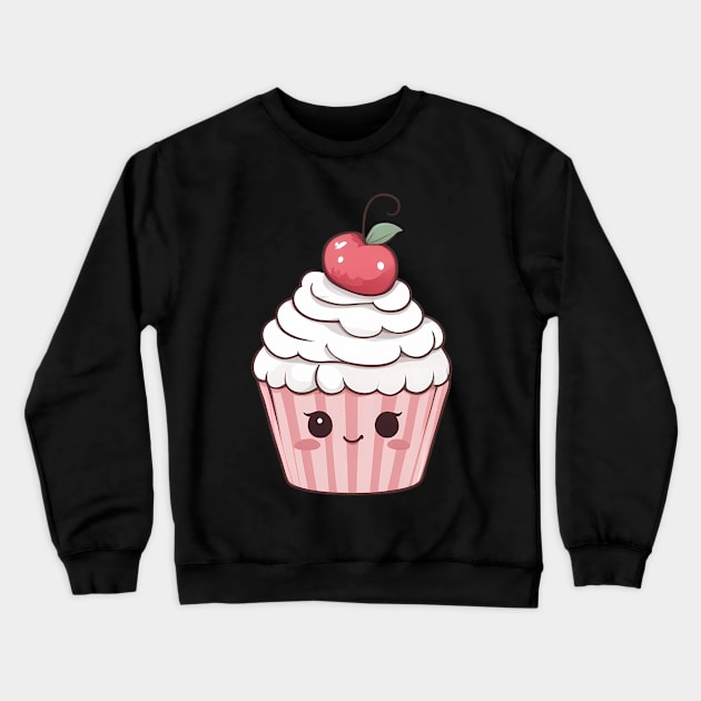 Cupcake Emoji Crewneck Sweatshirt by animegirlnft